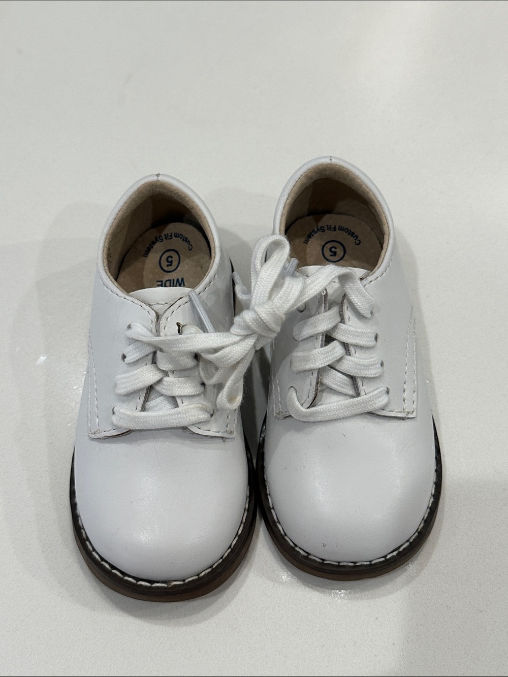 White Footmates shoes
